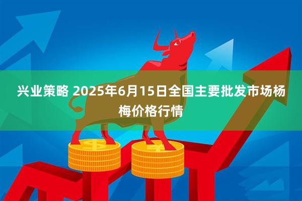 兴业策略 2025年6月15日全国主要批发市场杨梅价格行情