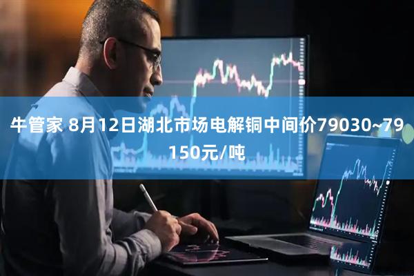 牛管家 8月12日湖北市场电解铜中间价79030~79150元/吨